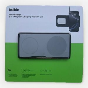 Belkin BoostCharge Pro 2-in-1 Magnetic Wireless Charging Pad with Qi2